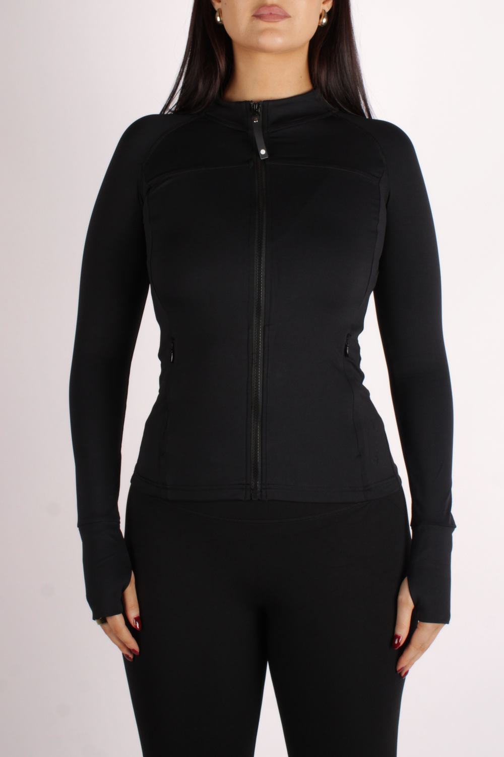 Reform Fitted Zip Through Jacket Black