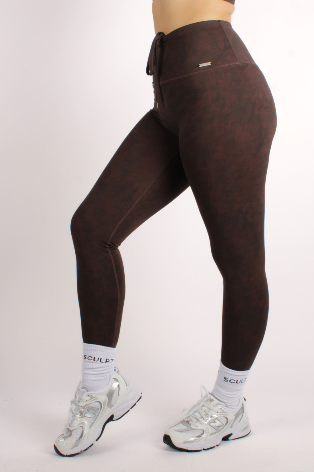 Hybrid High Waisted Leggings Sandstorm