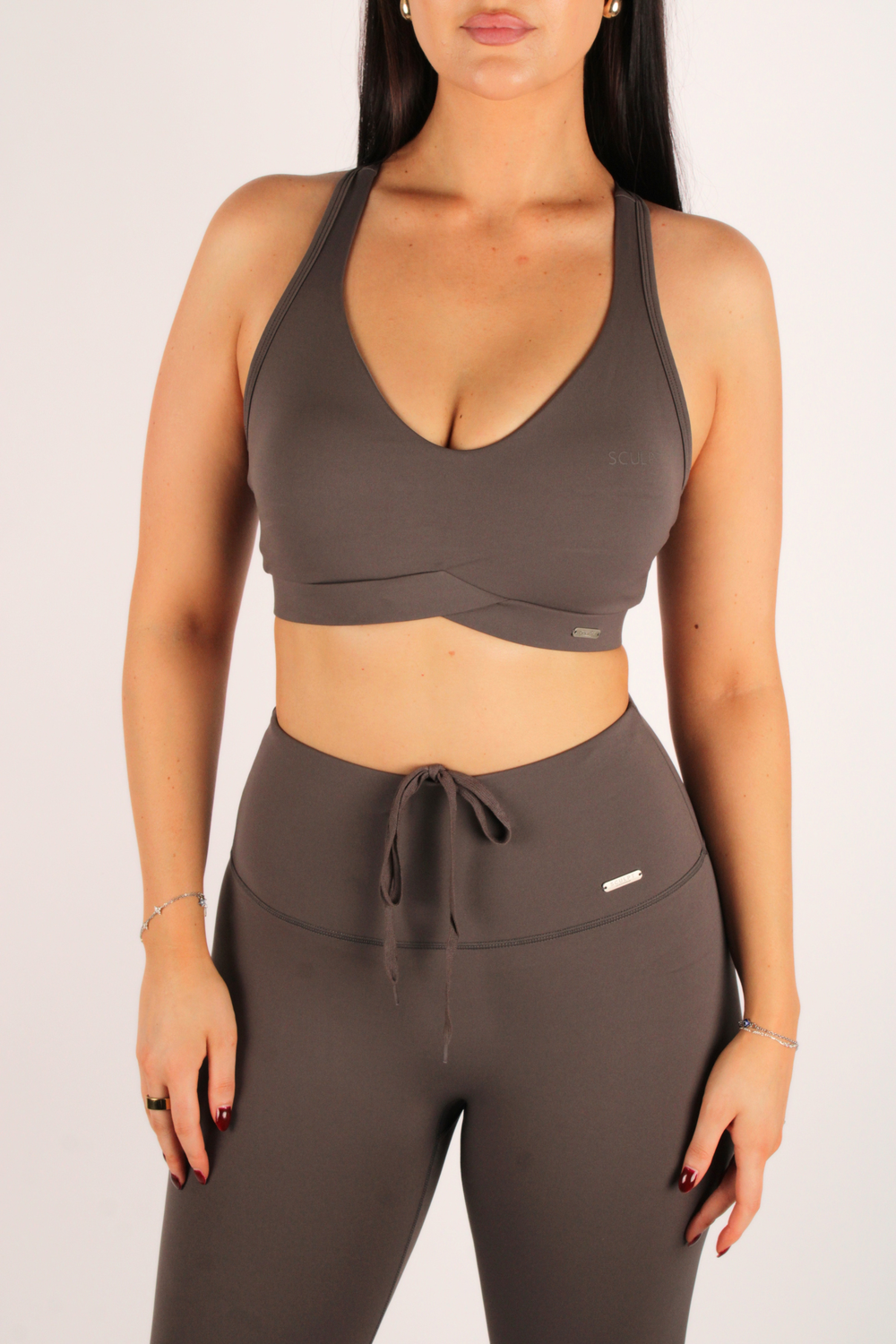 Tierra Sports Bra Steel