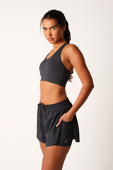 Performance Layered Fitted Shorts Impact Blue