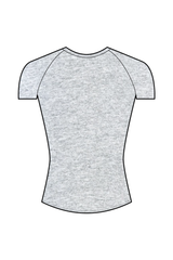 Basic Fitted Short Sleeve Tee Dove Grey