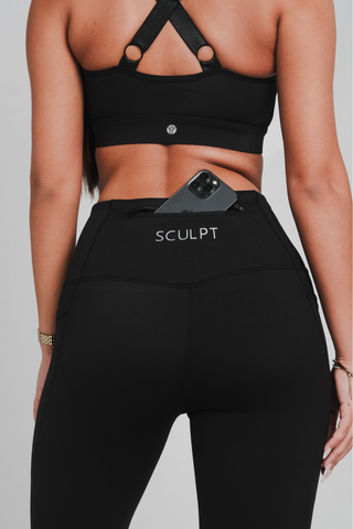 Performance High Waisted Leggings Black