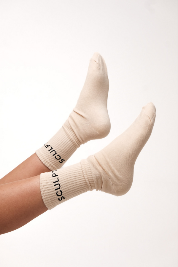 Sculpt Signature Sport Sock Vanilla