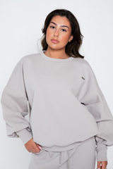 Crew Neck Oversized Jumper Moon