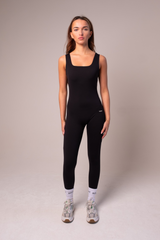 Square Neck Jumpsuit Onyx