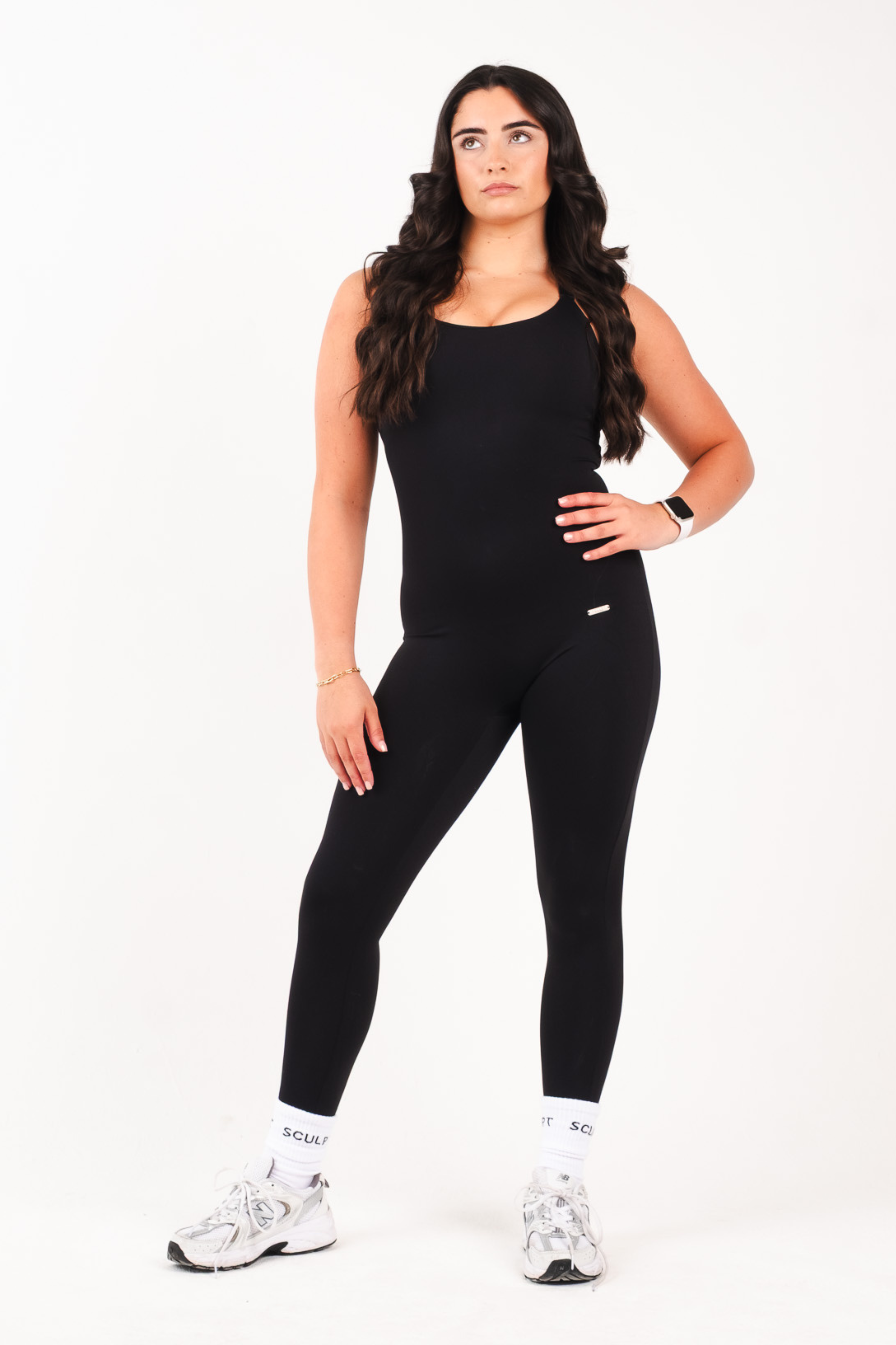 Sculpt Activewear Signature Jumpsuit Black