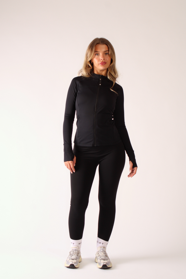 Hybrid High Waisted Leggings Black